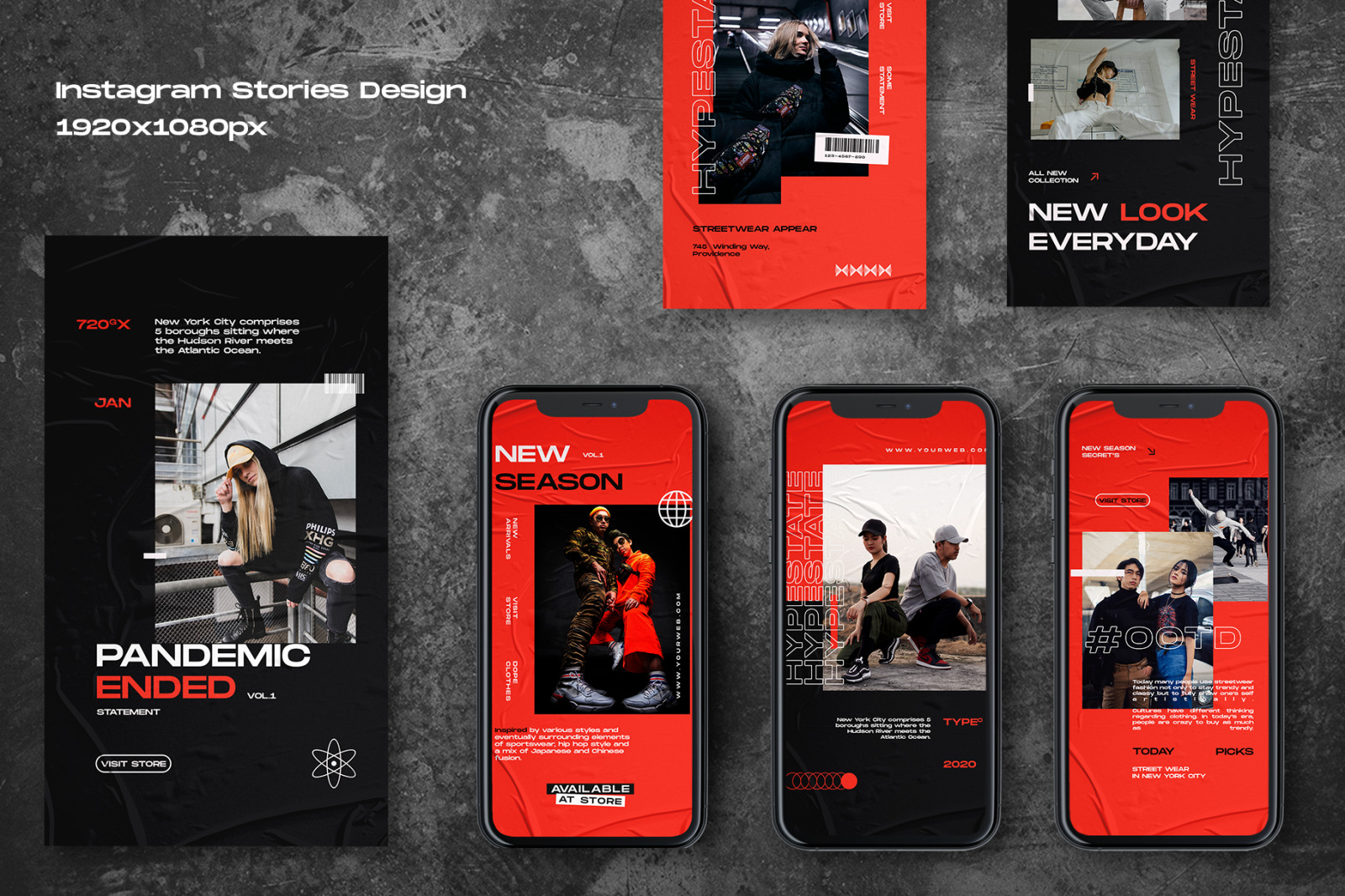 Hypestate - Instagram Stories & Post Template Hypestate - Instagram Stories & Post Template