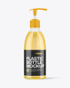 Clear Liquid Soap Bottle Mockup