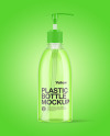 Clear Liquid Soap Bottle Mockup