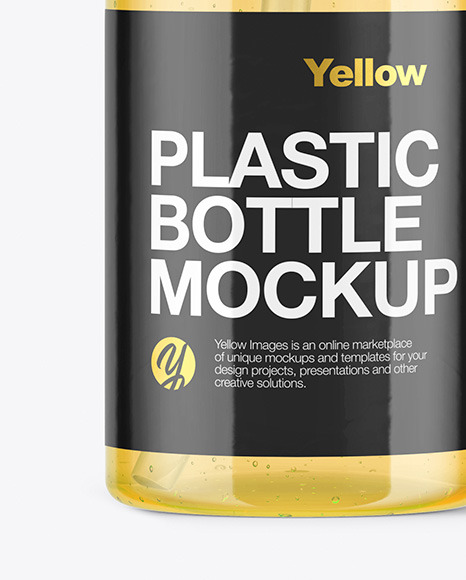 Clear Liquid Soap Bottle Mockup