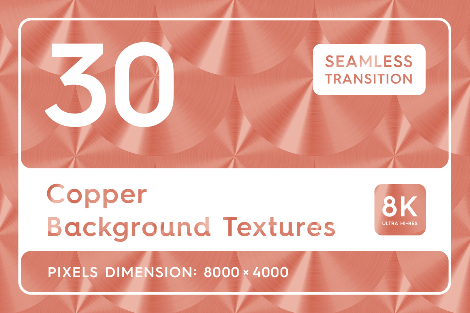 30 Copper Background Textures