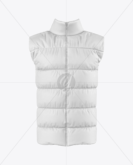 Down Vest Mockup - Front View