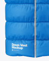 Down Vest Mockup - Front View