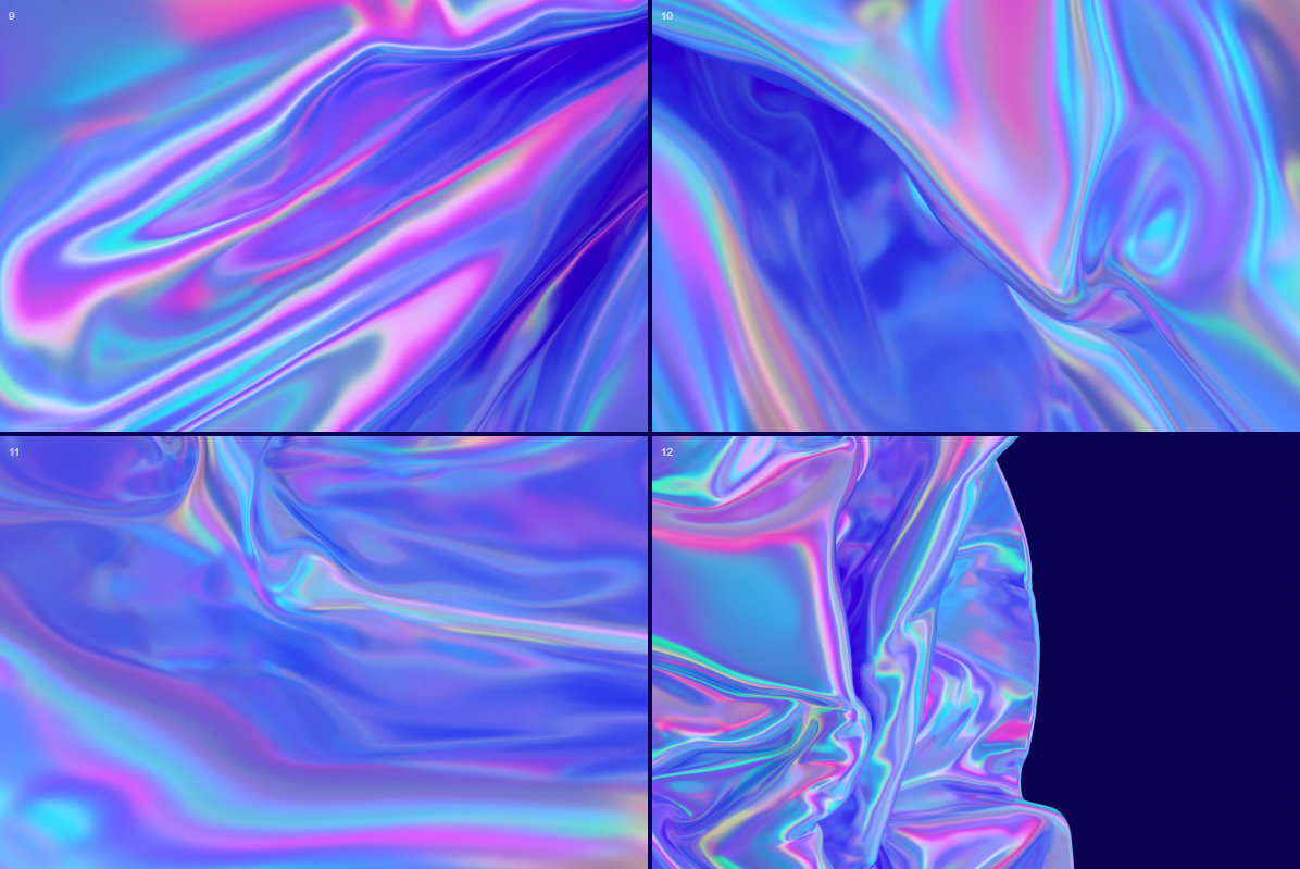 Iridescent Abstract Backgrounds