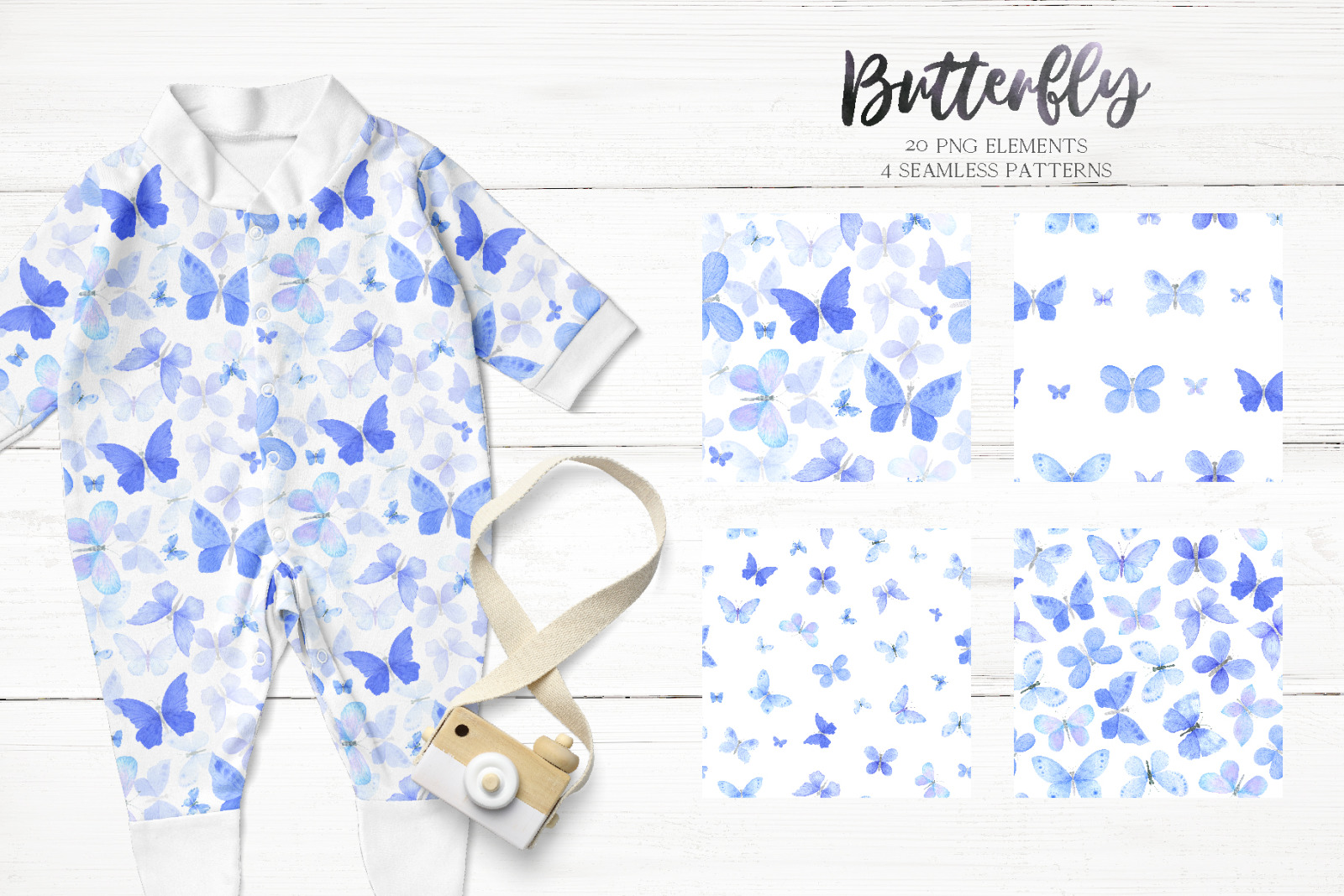 Watercolor Blue Butterfly clipart Watercolor Blue Butterfly clipart