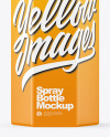 Glossy Spray Bottle Mockup