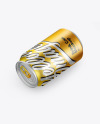 Matte Metallic Drink Can Mockup