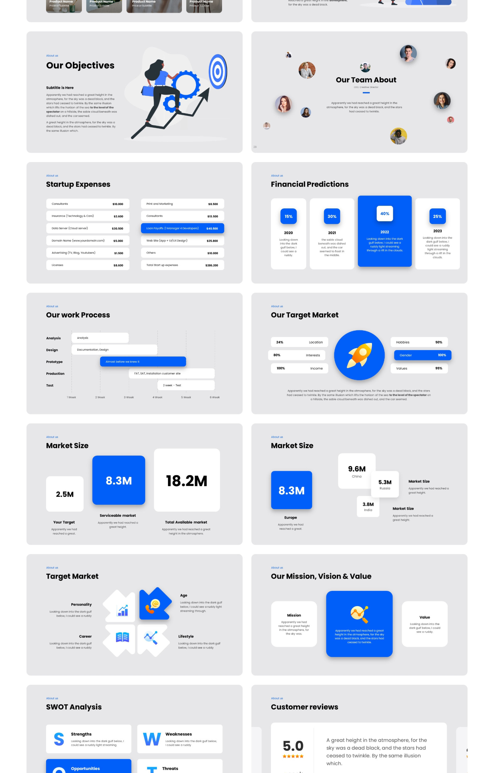 Startup Boost - Smooth Animated Google Slide Template