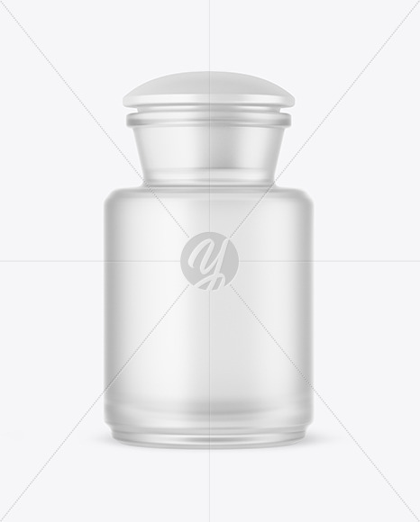 Frosted Glass Bottle Mockup