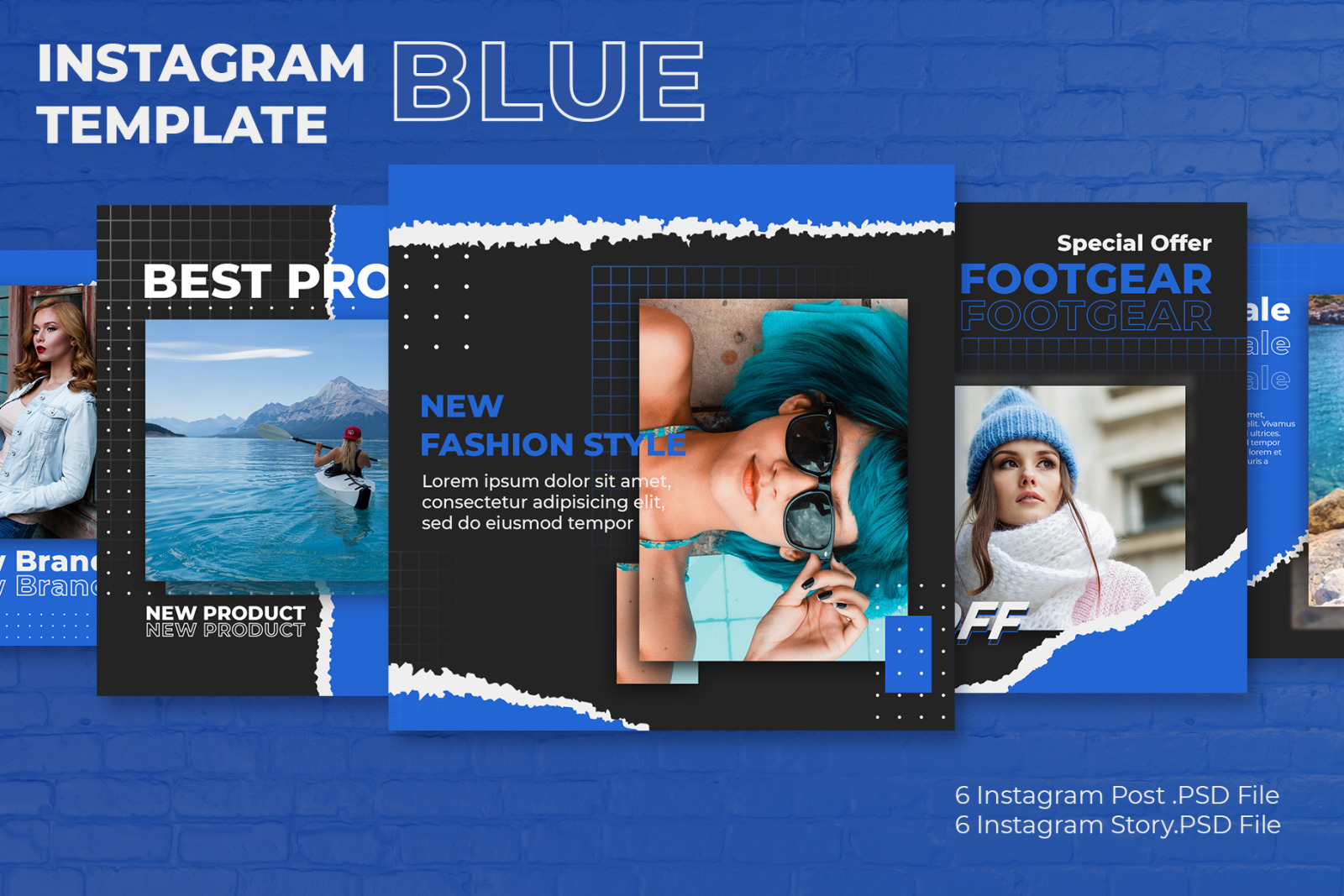 Blue - Instagram Template