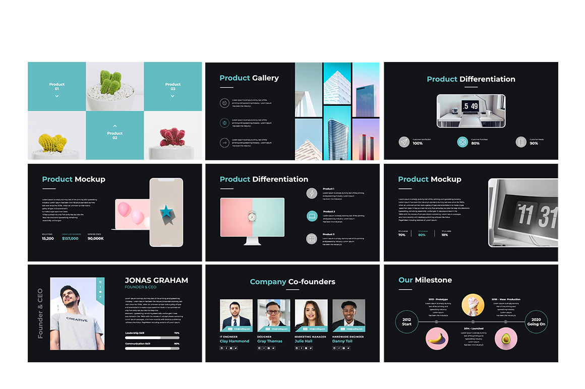 DARKO Pitch Deck Keynote Template