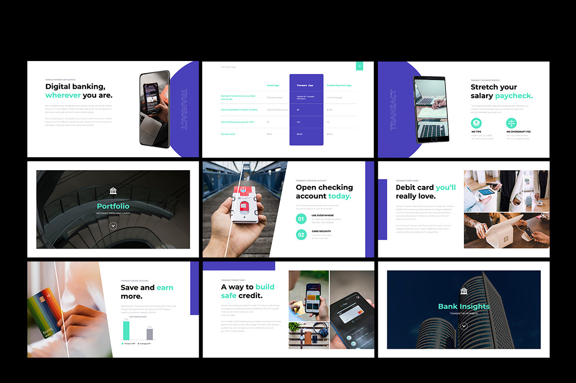 TRANSACT Online Banking Presentation Template