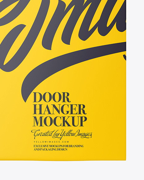 Door Hanger Mockup