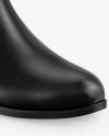 Glossy Leather Chelsea Boot Mockup