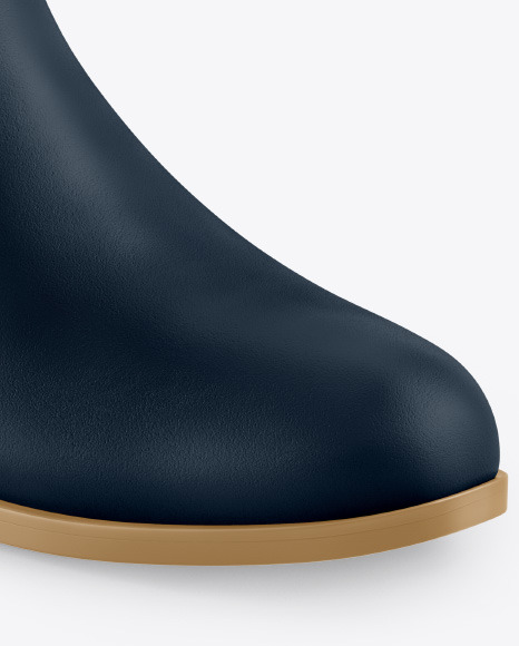 Suede Chelsea Boot Mockup