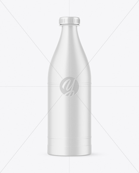 Matte Plastic Bottle Mockup