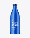 Matte Plastic Bottle Mockup