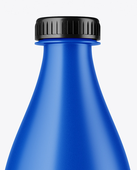 Matte Plastic Bottle Mockup