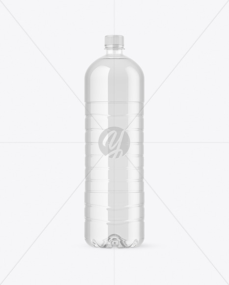 1.5L Clear Plastic Bottle Mockup