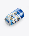 Glossy Drink Can Mockup