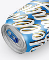 Glossy Drink Can Mockup