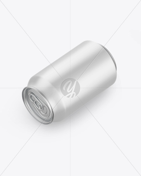 Matte Drink Can Mockup