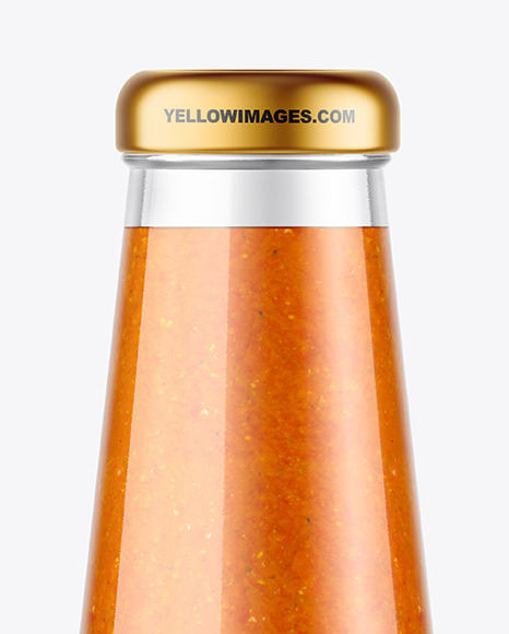 Sweet and Sour Sauce Bottle Mockup