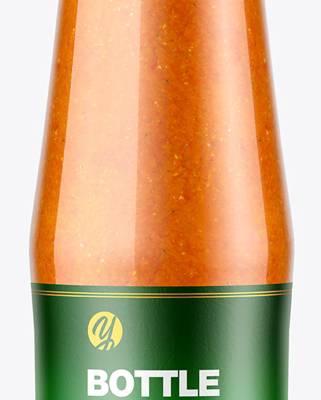 Sweet and Sour Sauce Bottle Mockup