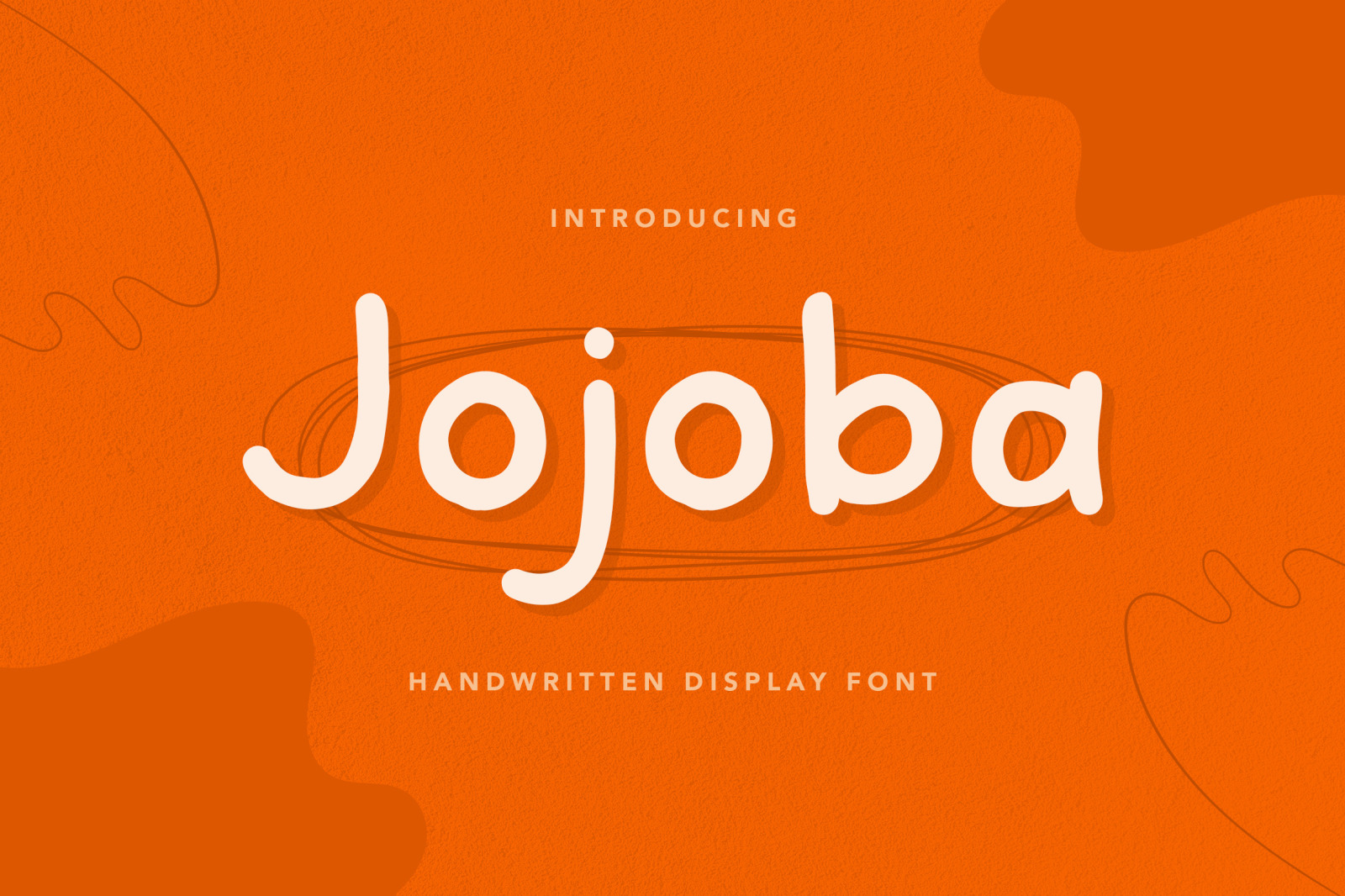 Jojoba - Handwritten Display Font Jojoba - Handwritten Display Font