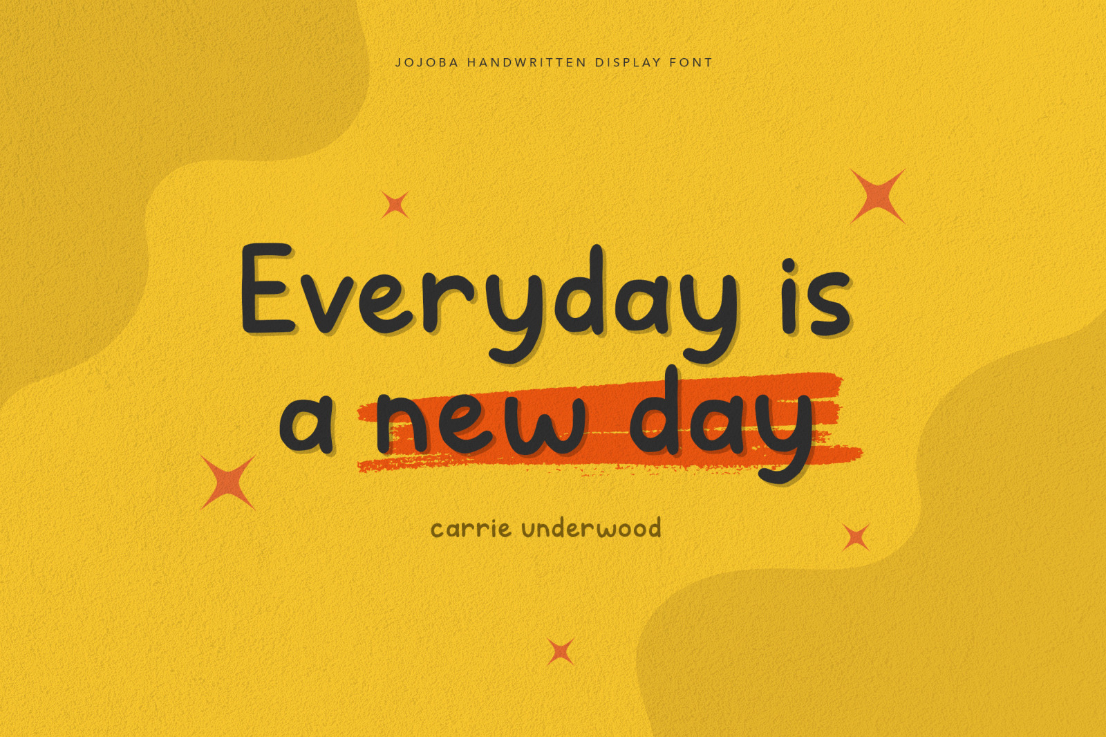 Jojoba - Handwritten Display Font Jojoba - Handwritten Display Font