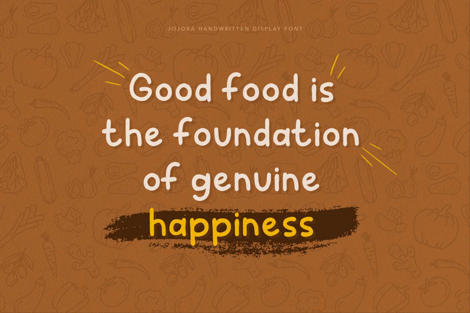 Jojoba - Handwritten Display Font Jojoba - Handwritten Display Font