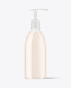 Clear Liquid Soap Bottle Mockup