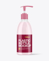 Clear Liquid Soap Bottle Mockup