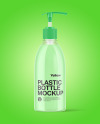 Clear Liquid Soap Bottle Mockup