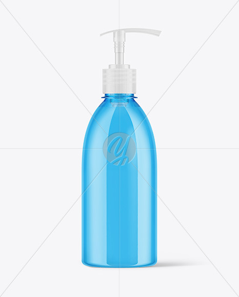 Colored Liquid Soap Bottle Mockup