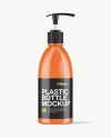 Colored Liquid Soap Bottle Mockup Colored Liquid Soap Bottle Mockup