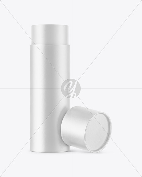 Matte Paper Tube Mockup