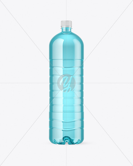 1.5L Colored Plastic Bottle Mockup