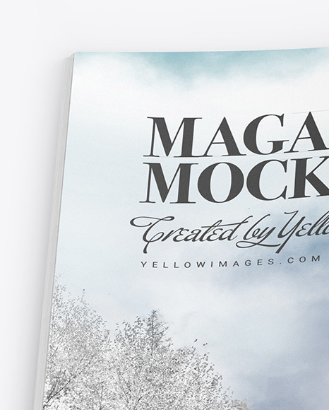 Matte Magazine Mockup