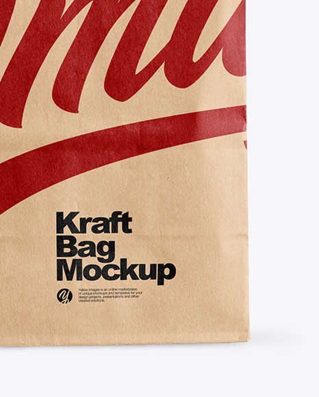 Kraft Paper Bag Mockup