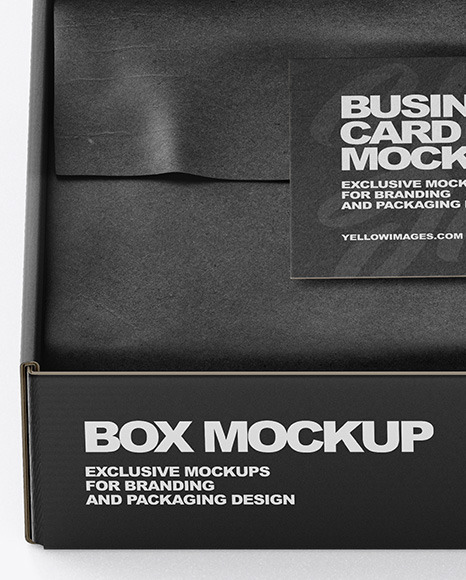 Opened Box Mockup