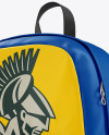 Backpack Mockup - Half Side View