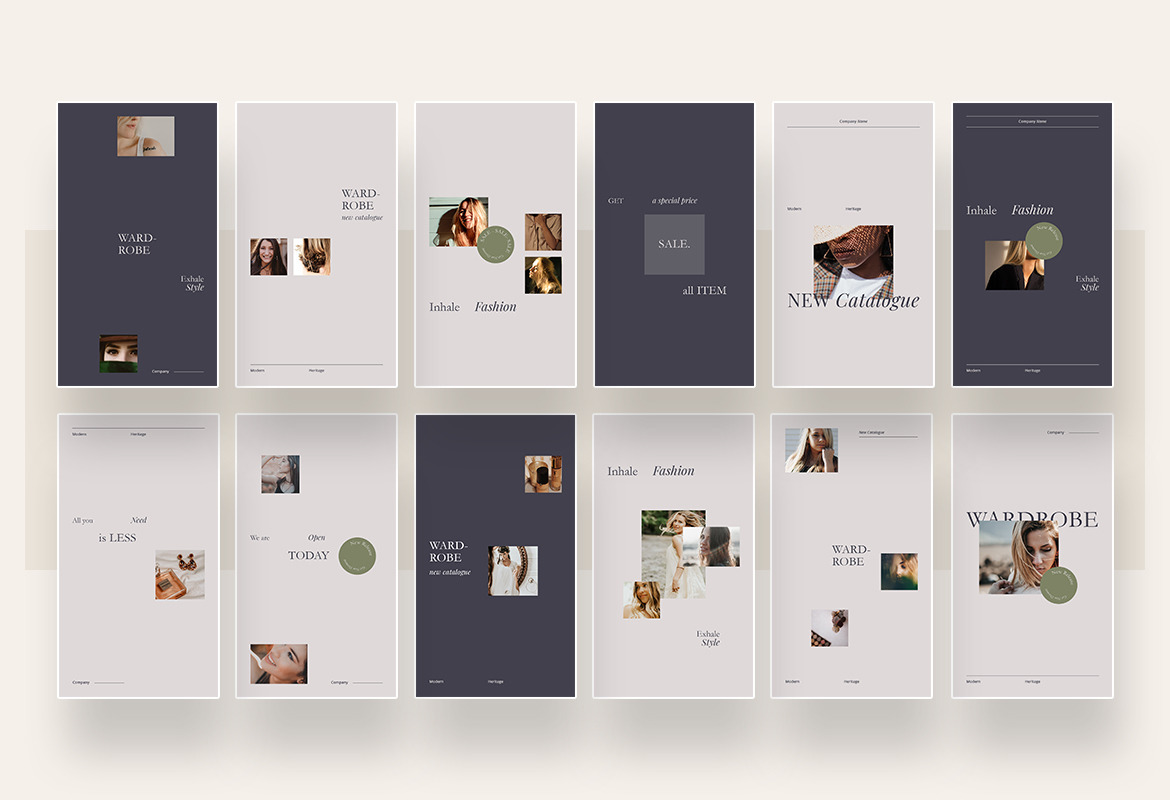 Minimalist Beauty Wardrobe Instagram Template Minimalist Beauty Wardrobe Instagram Template