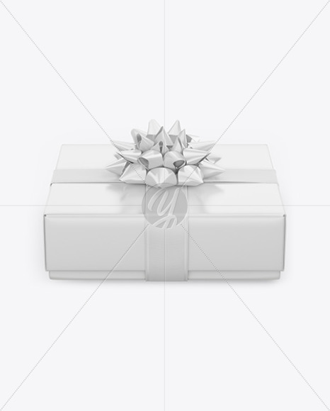 Matte Gift Box Mockup