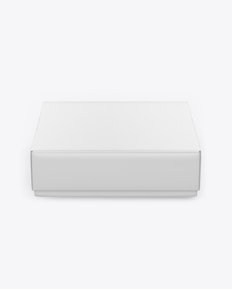 Matte Gift Box Mockup