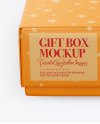 Matte Gift Box Mockup