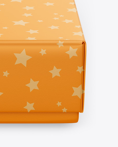 Matte Gift Box Mockup