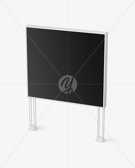 LED Display Stand Mockup