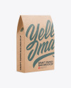 Kraft Paper Bag with a Window Mockup