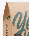 Kraft Paper Bag with a Window Mockup